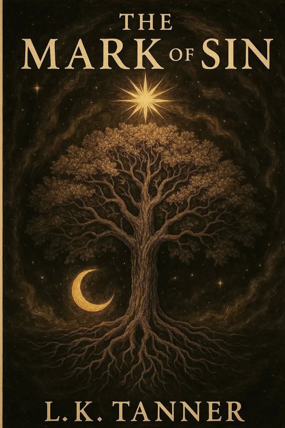 The Mark of Sin Book Cover Art-Shirt  XS-XL