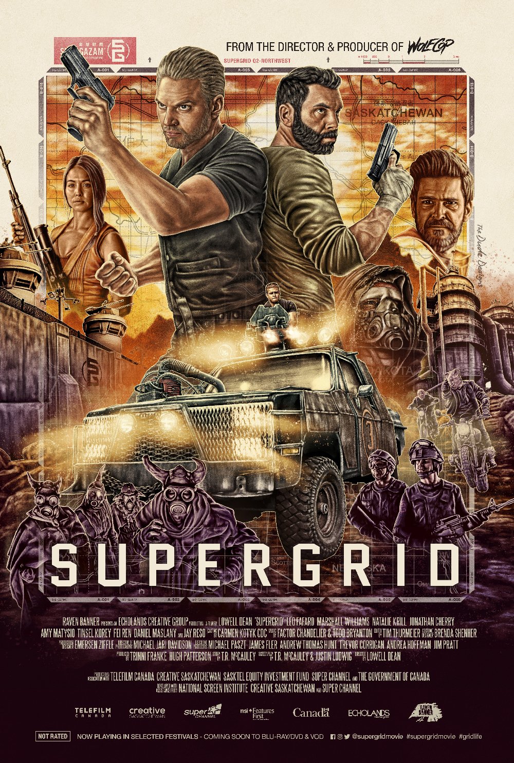 Supergrid film