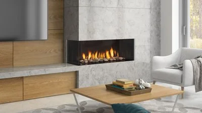 Regency® City Series™ Chicago Corner 40 Gas Fireplace
Medium fireplace with a 40" linear burner. The clean uninterrupted view of the flame is enhanced with two sides of viewing and is zero clearance for design flexibility. Direct Vent and Power Vent 