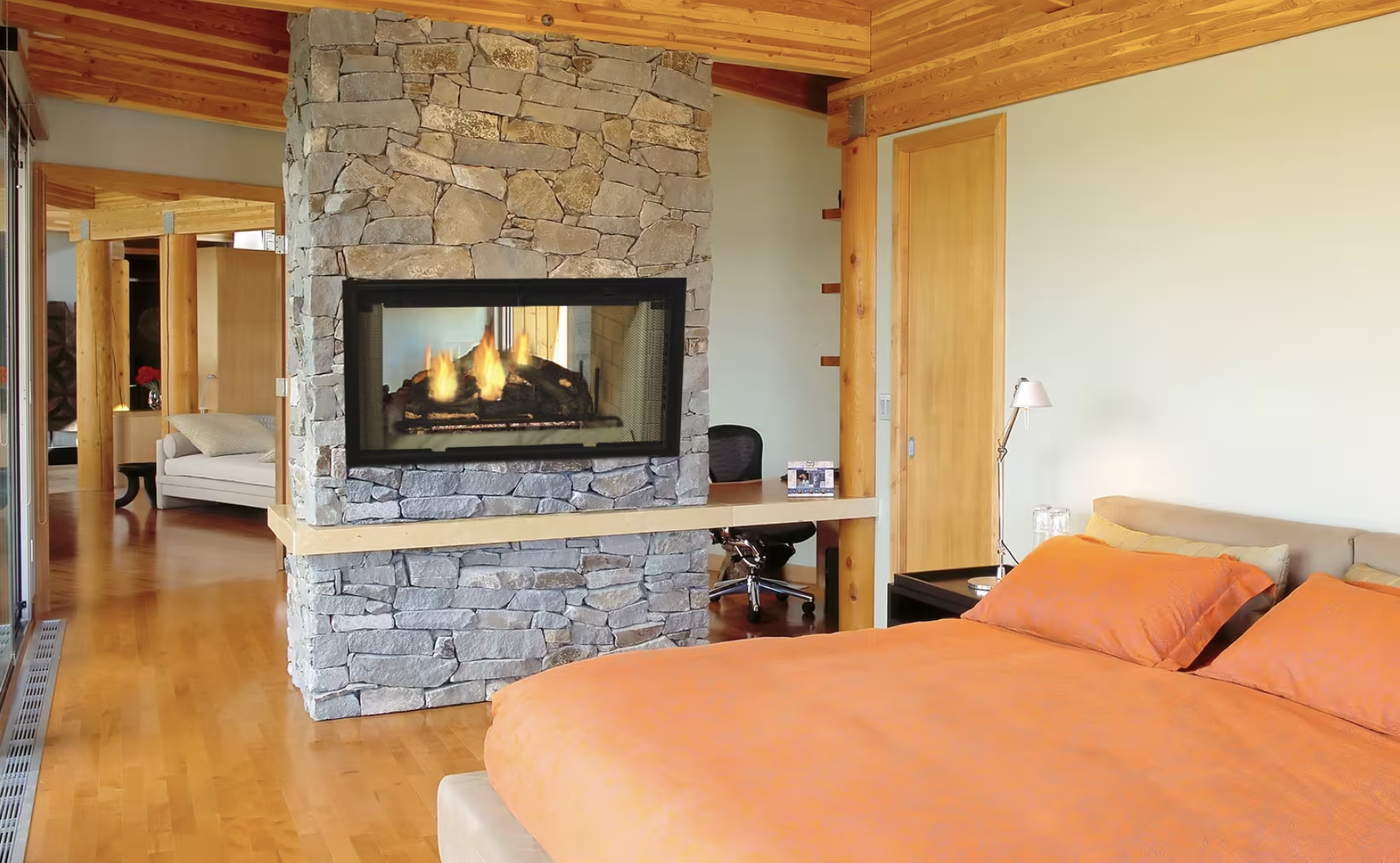 Majestic Designer is a stunner, any way you look at it. Our see through Designer transforms two spaces at once with its bold styling and optional doors.