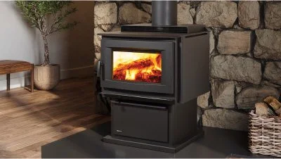 Regency® Pro-Series F5200 Wood Stove
Extra-Large Hybrid Catalytic wood stove meant for serious heating. The F5200 comes with an expansive viewing area and a door that opens a full 170 degrees. It can load up to 90lbs of 22" logs front to back or side