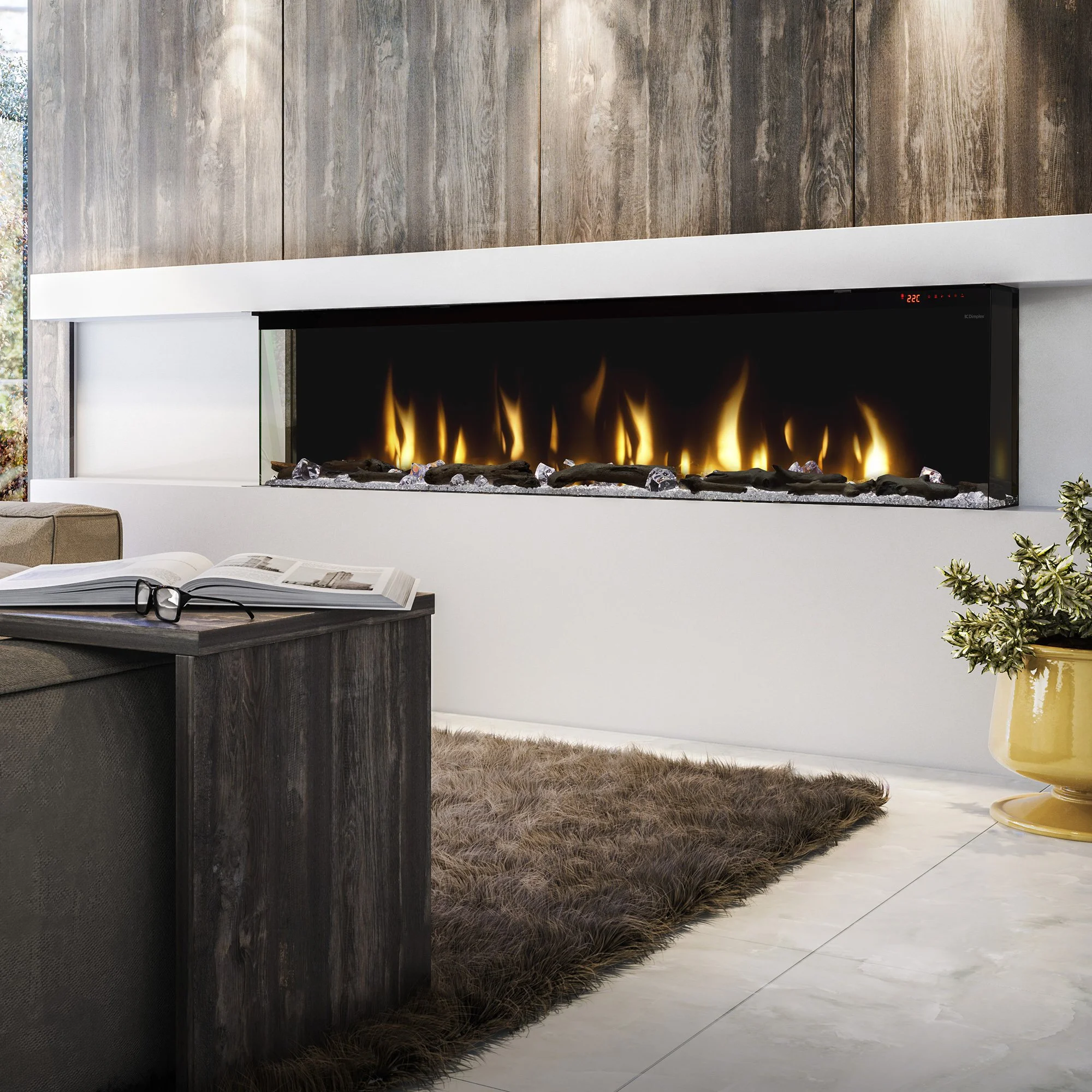 Dimplex Bold 74" Linear Electric Fireplace