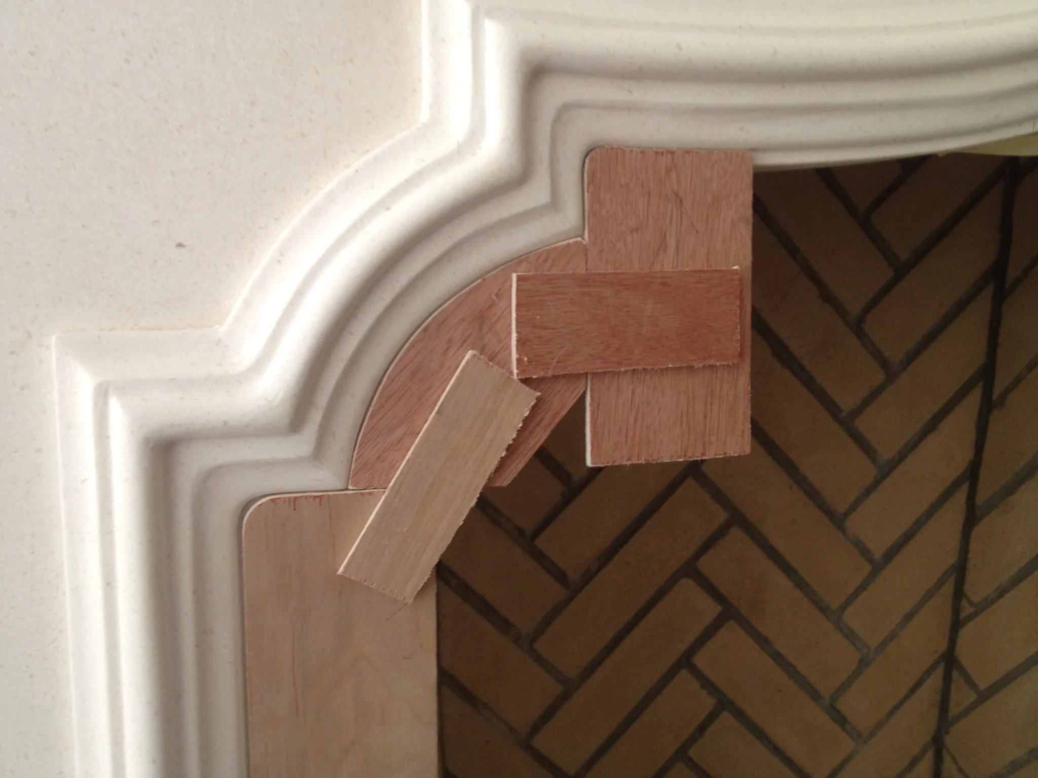Custom Arch Door Detail