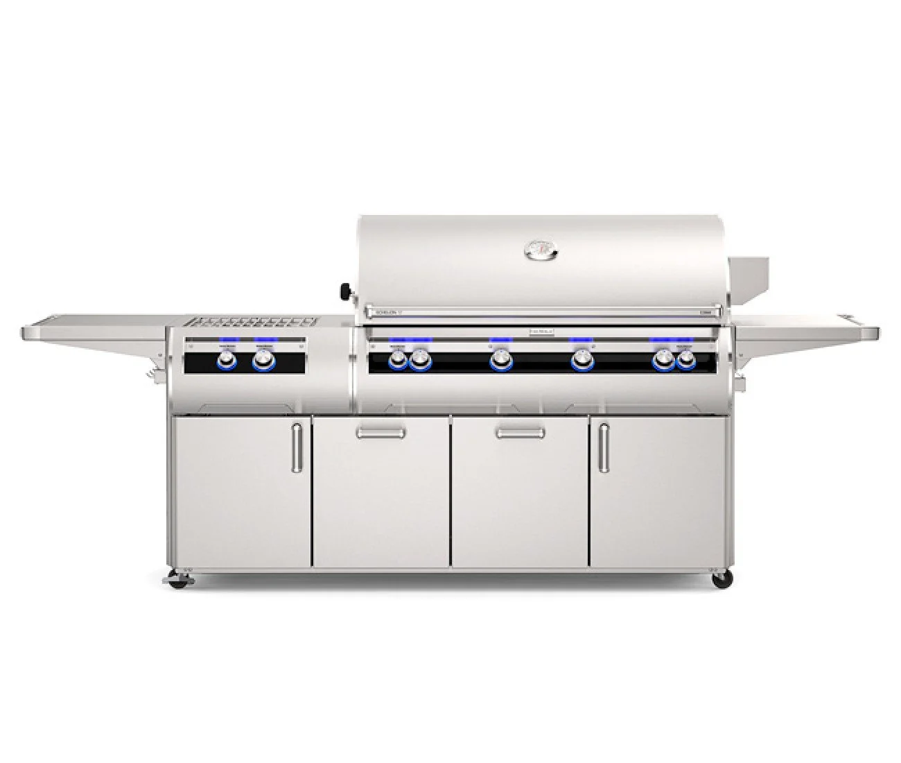 Fire Magic 48-Inch Echelon Diamond E1060s Cabinet Cart Grill With Power Burner 
 $16,853.40 - $17,457.30 
 
Luxury U.S.-made design with powerful stainless burners, integrated power burner, and rotisserie, plus sleek design, lighting, and high-end co