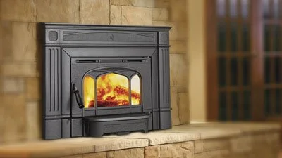 Hampton® HI1150 Wood Insert
Small wood insert with a beautiful cast iron faceplate available in two different sizes. The Hi1150 uses a classic non-catalytic combustion system.