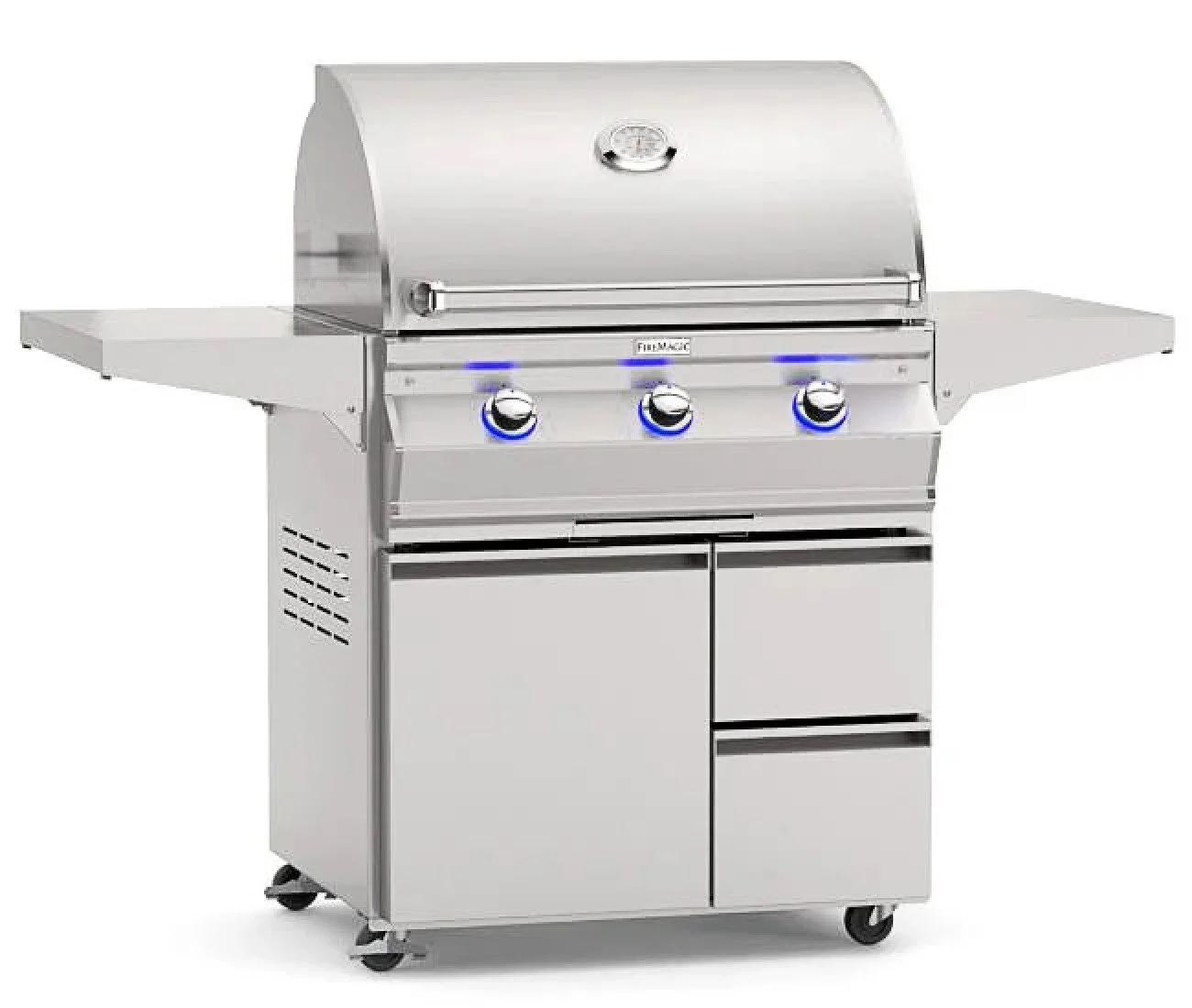 Fire Magic 30-Inch Aurora A660i Portable Grill 
 $8,348.40 
 
Premium U.S.-made build with powerful stainless steel burners, even heat, precise control, and mobile convenience—plus smart features like side shelves, lighting, and optional rotisserie f