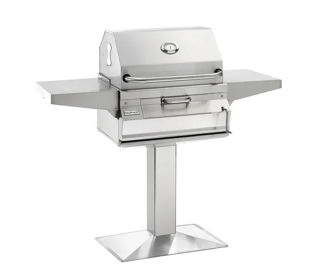 Fire Magic 24-inch Charcoal Patio Post-Mount Grill with Smoker Hood #22-SC01C-P6
$3,753.90