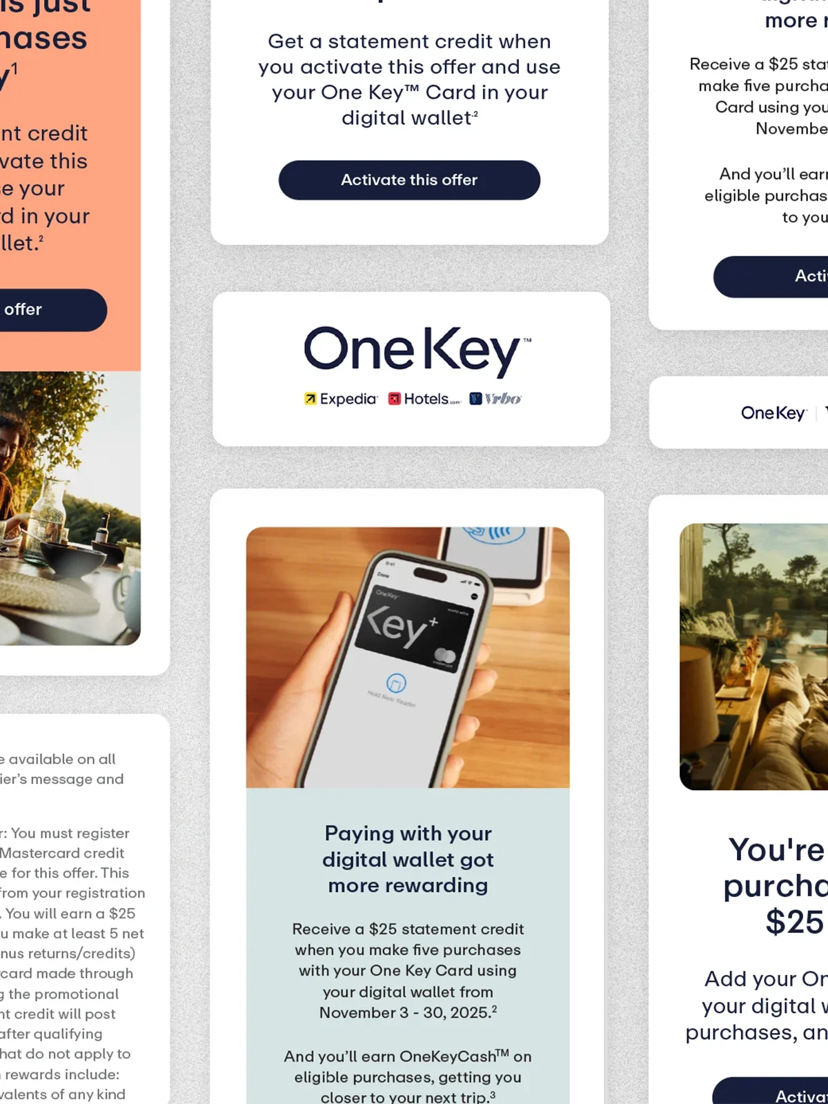 One Key Digital Wallet Email Campaign