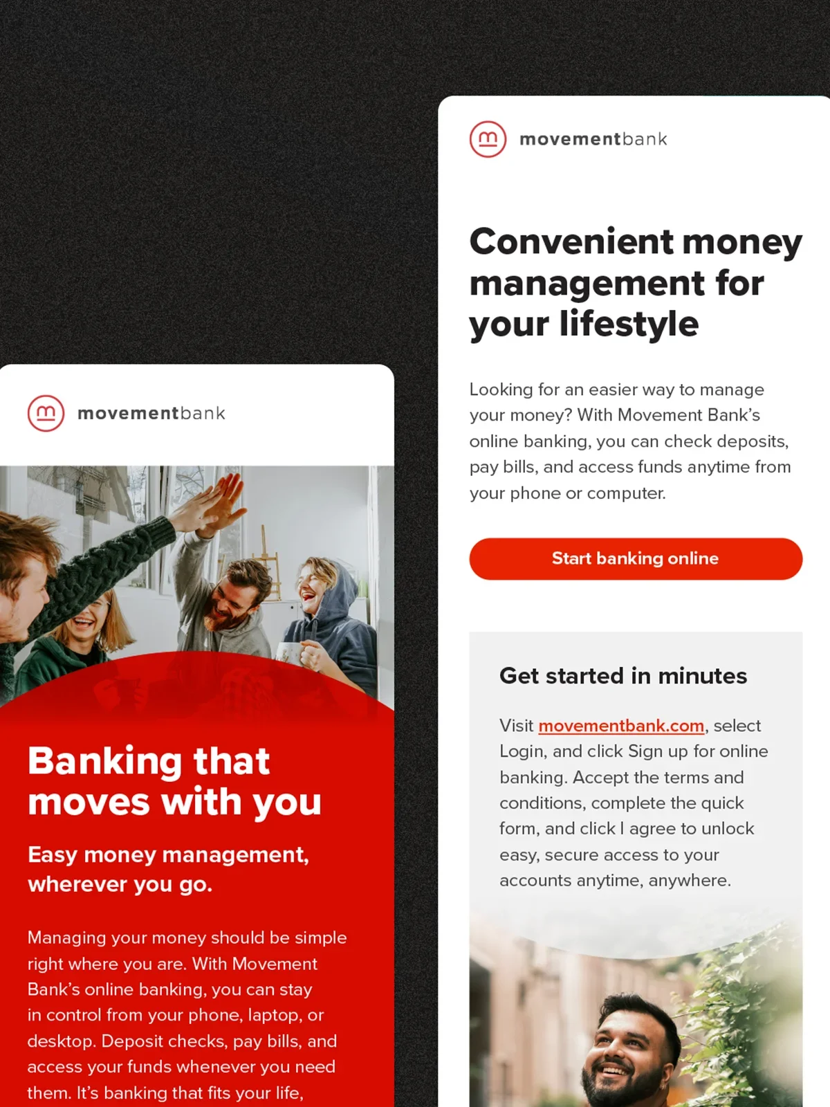 Movement Bank Branding