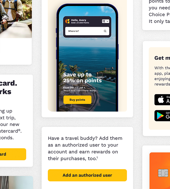 Choice Hotels : Credit Card Onboarding Emails