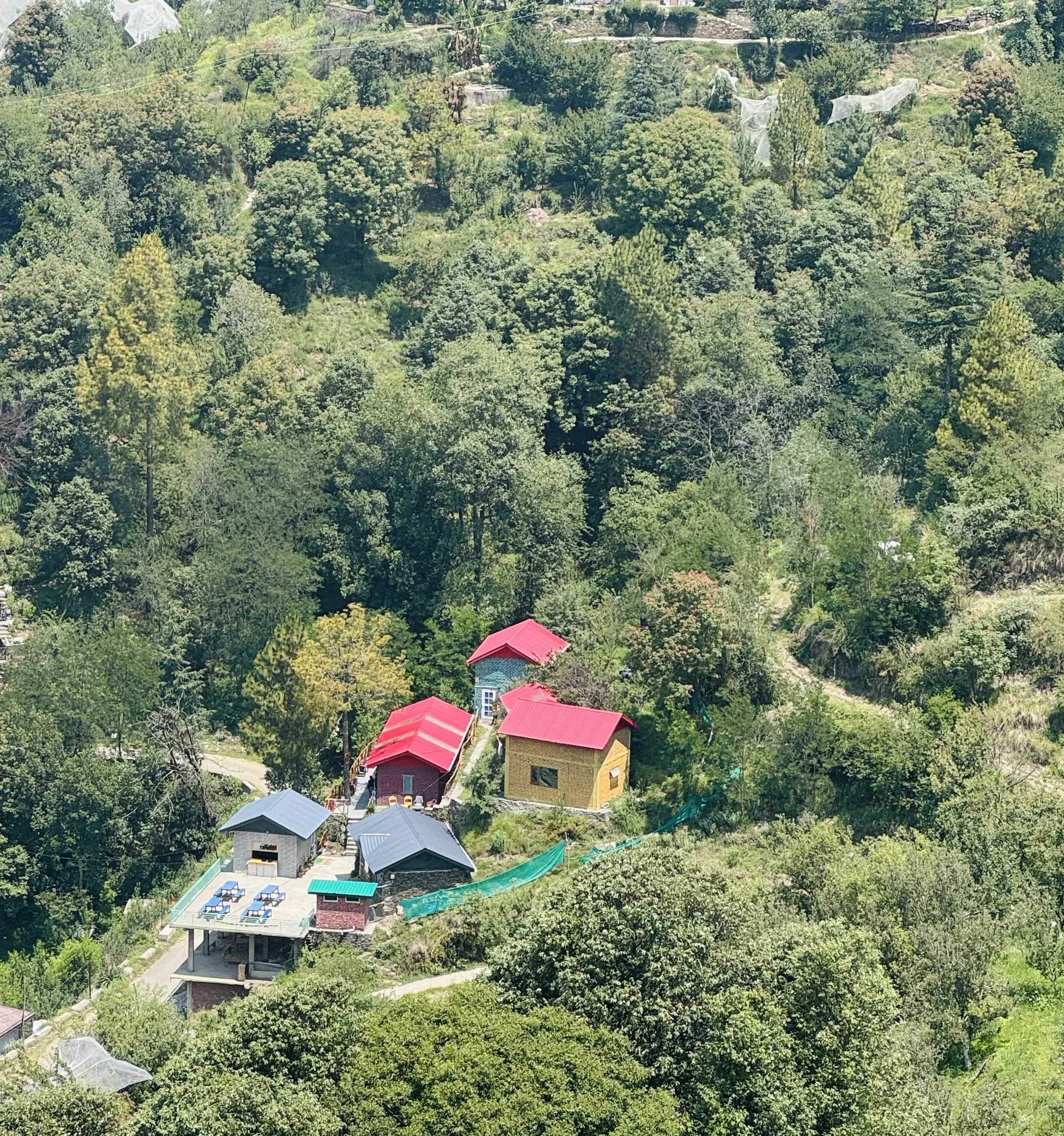 Aerial view | Lockwood Cottages | Narkanda