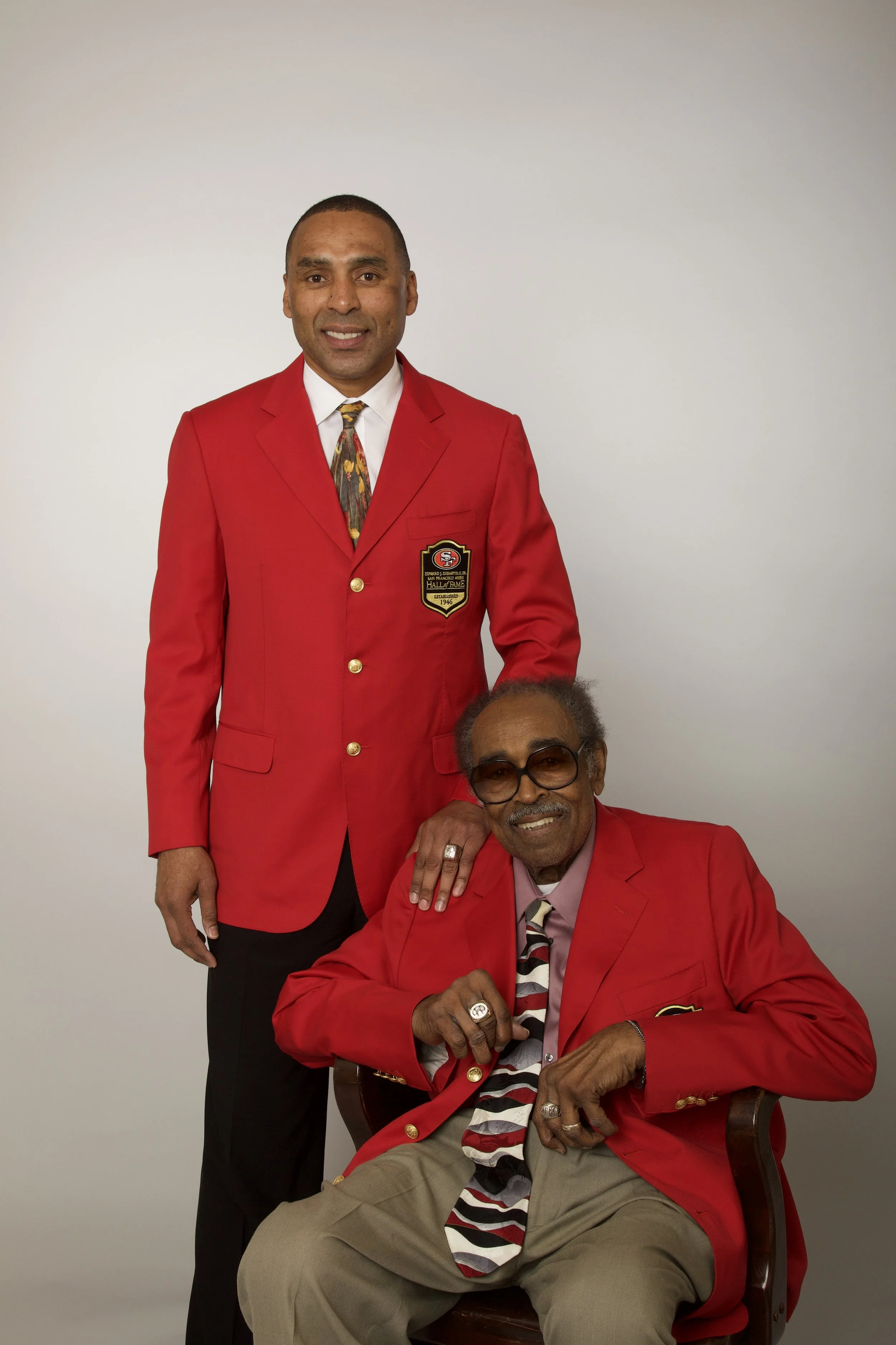 He built a business career and served as vice president of business development at the enterprise software company TIBCO (here with RC Owens)