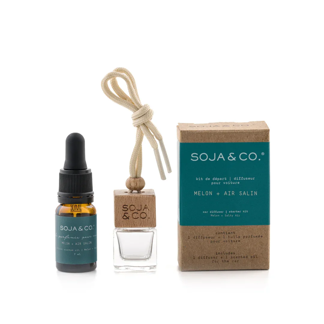 Kit de départ — Diffuseur pour voiture | Melon + Air salin