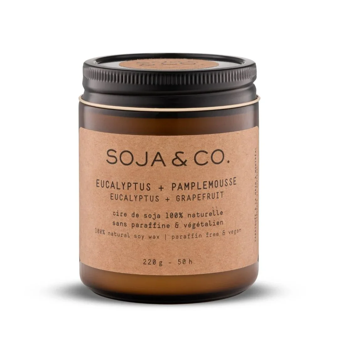 Bougie Eucalyptus + Pamplemousse 8 oz