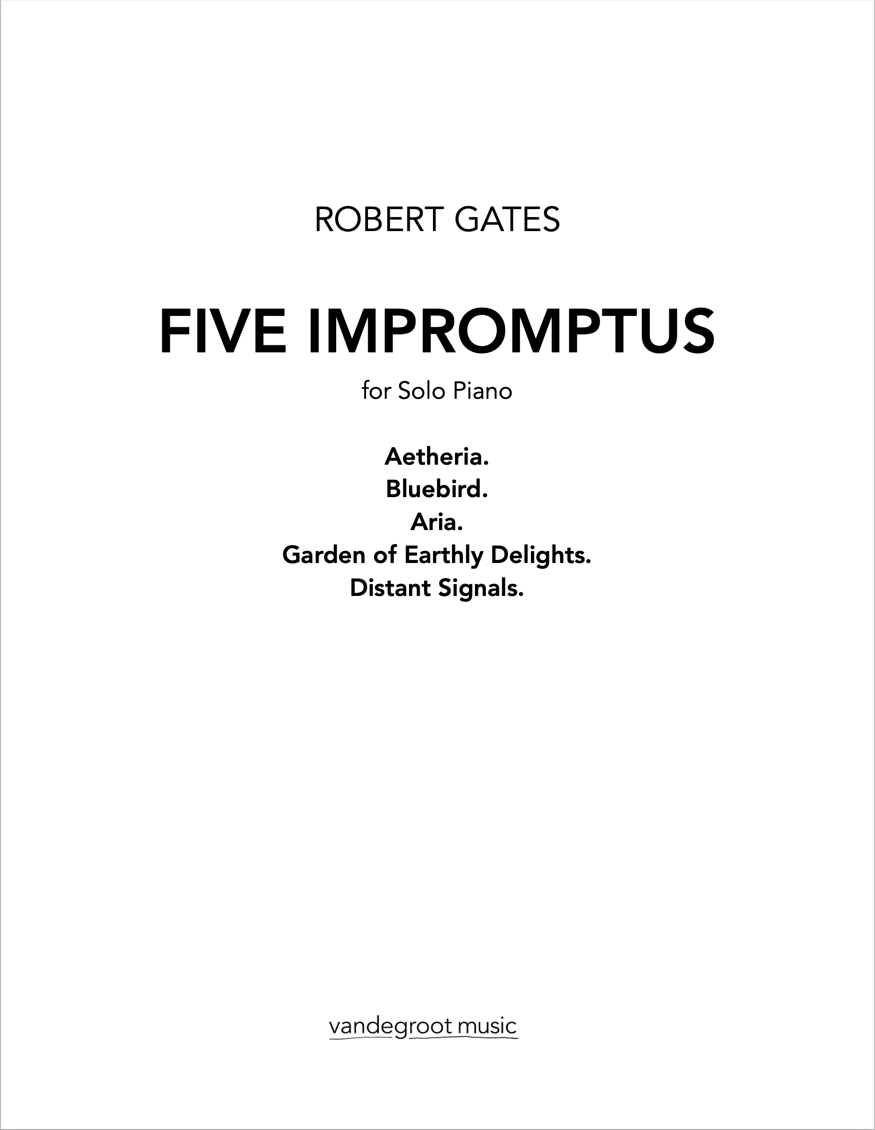 Five Impromptus