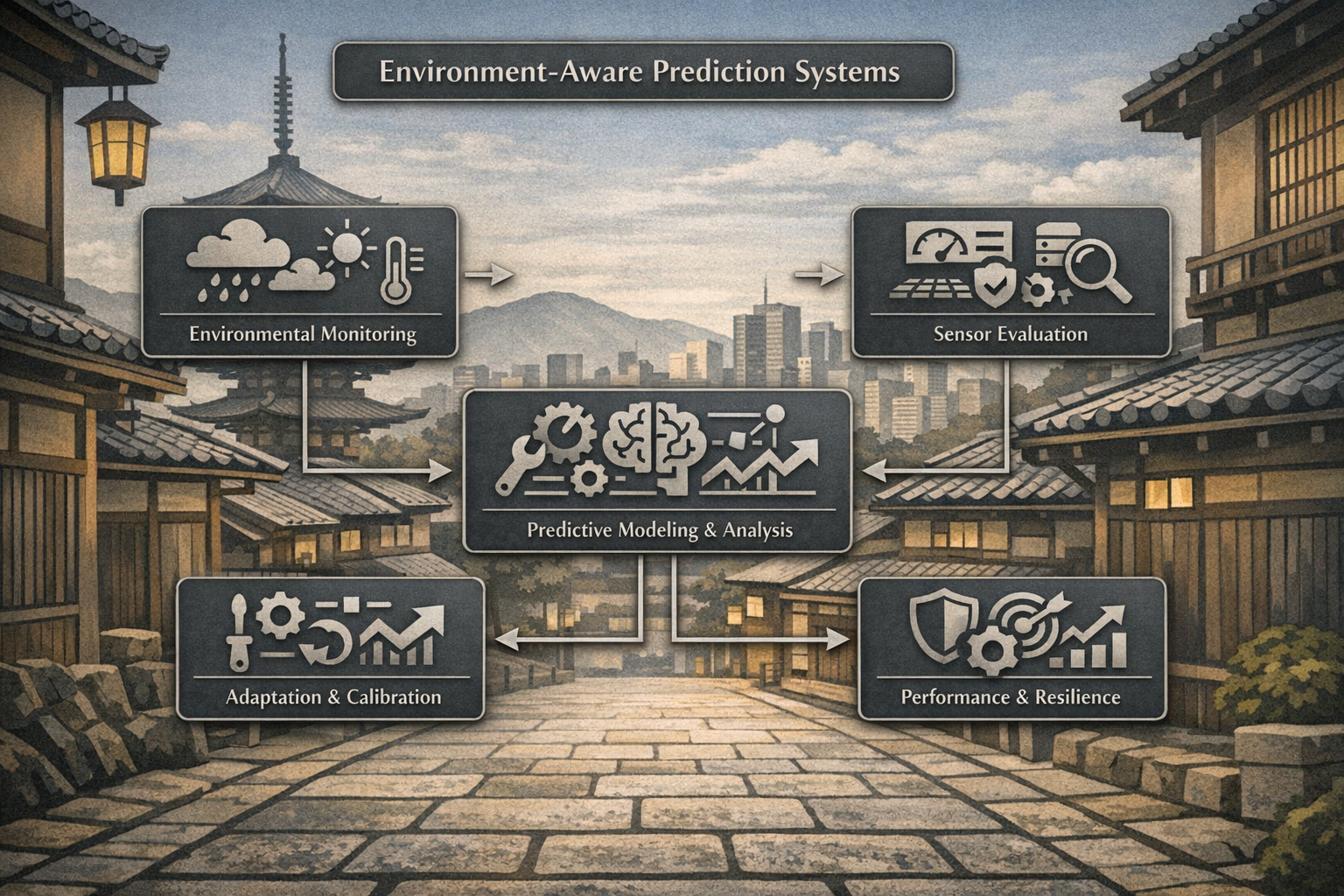 Environment-Aware Prediction system components and their flow