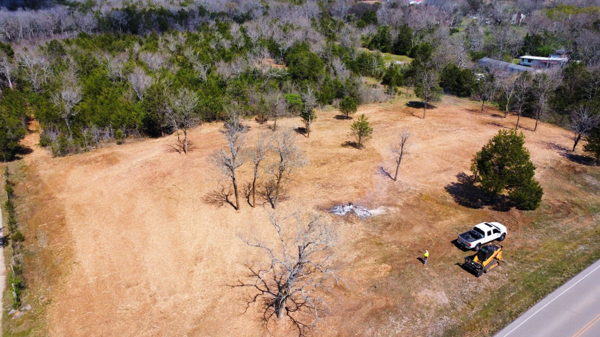 land cleared