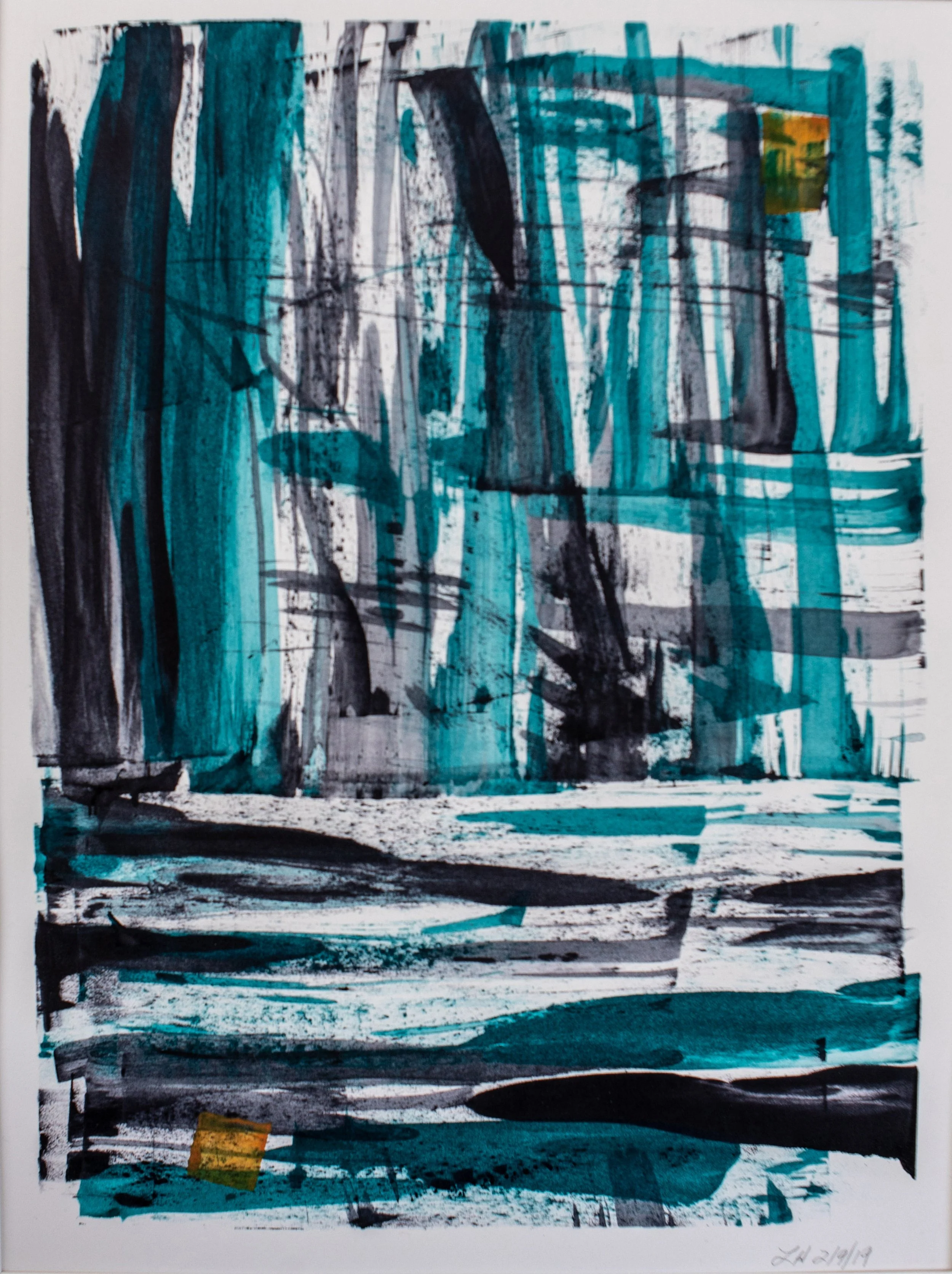 Scraper Cityscape Turquoise