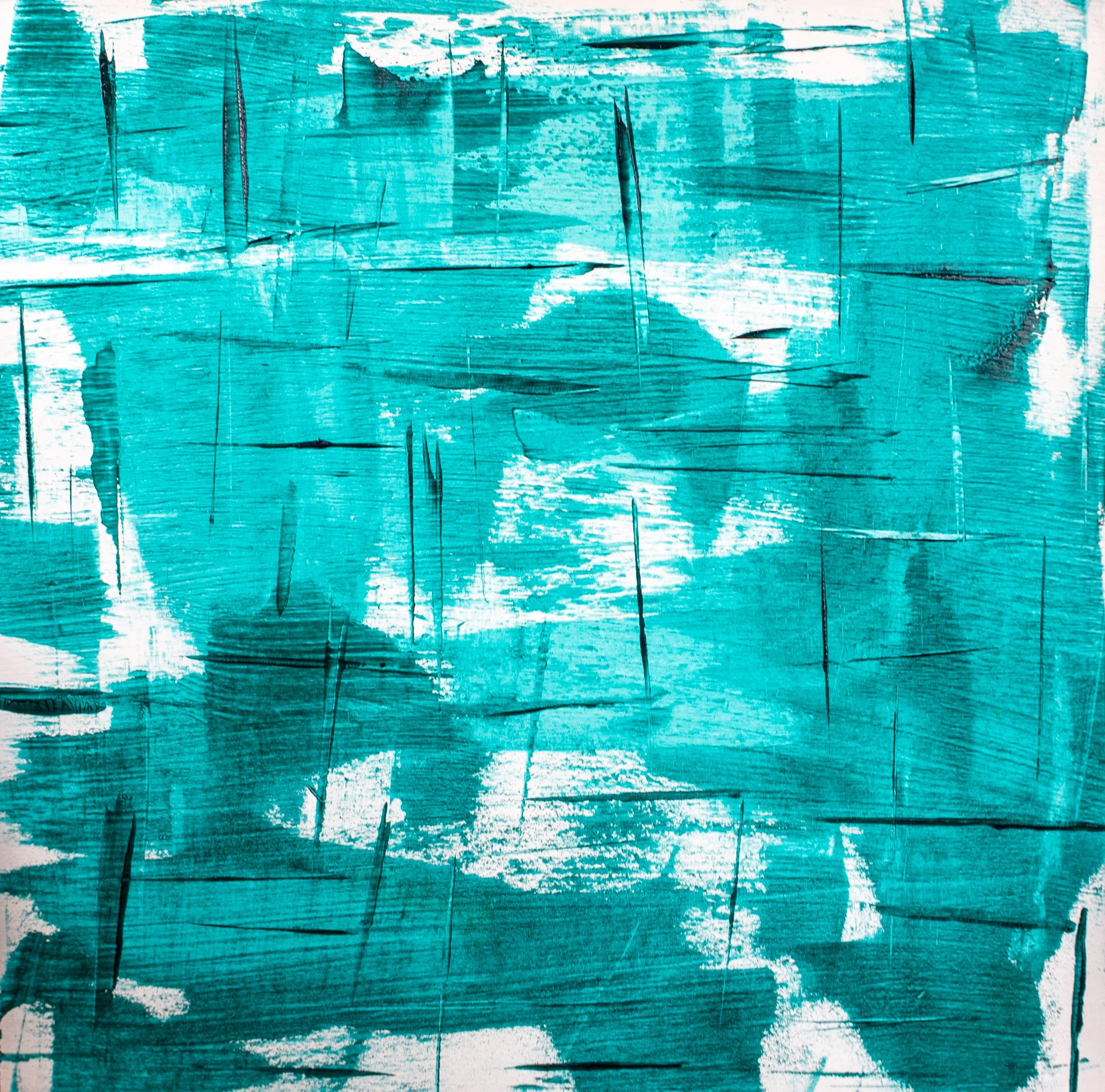 Small Stix - Acrylic on Wood Box