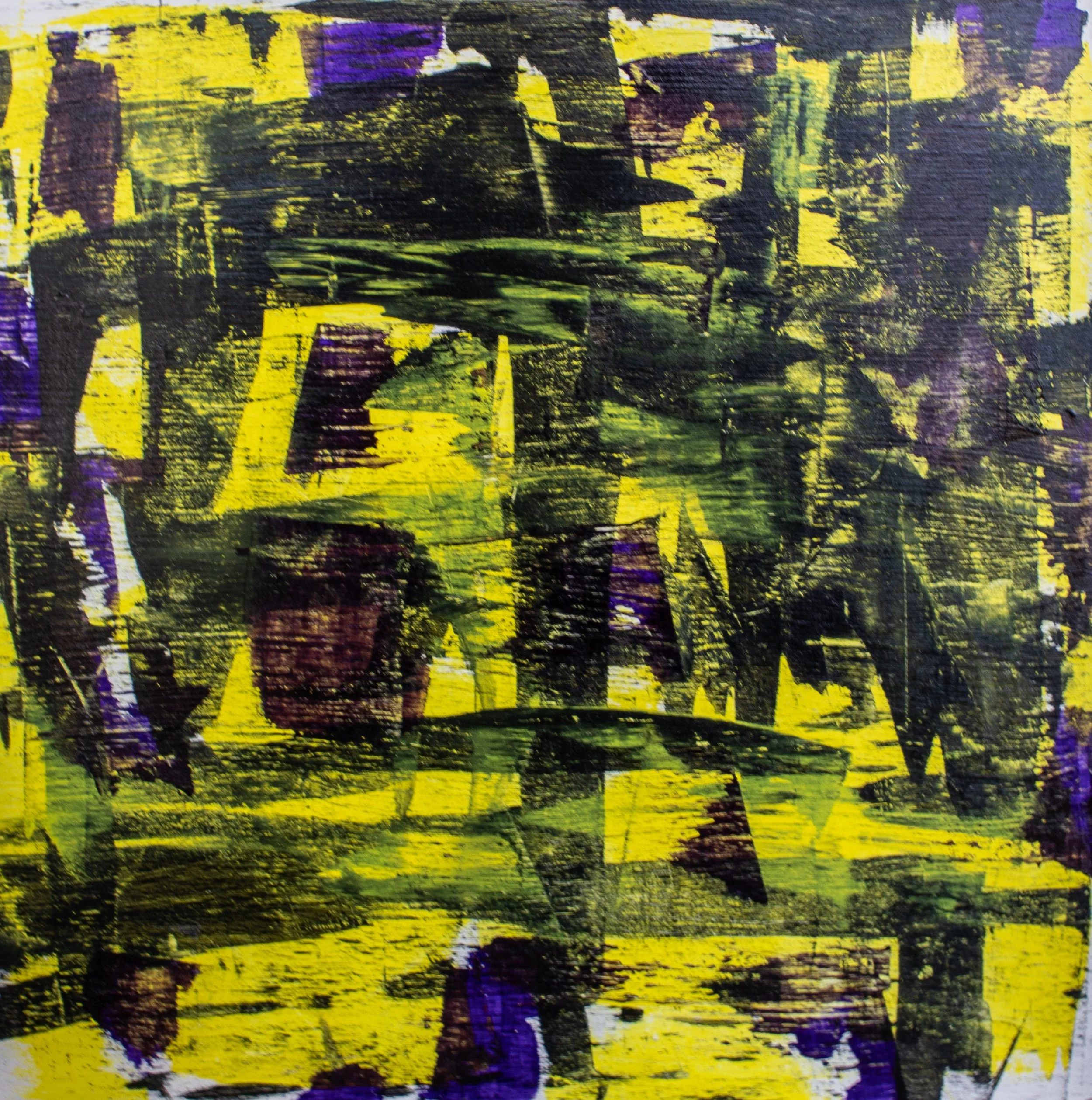 Inside - Acrylic on Wood Box