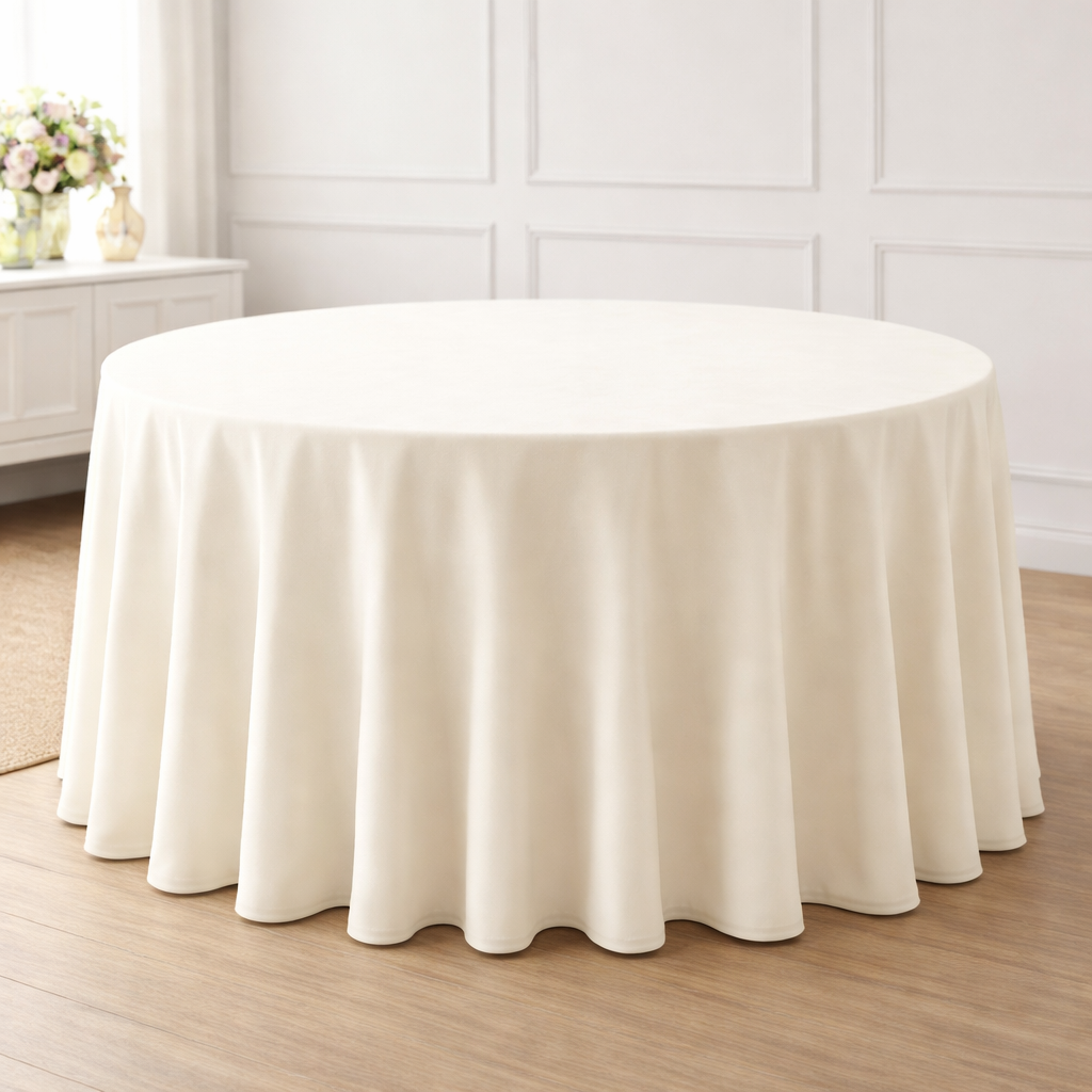 Ivory Velvet Linen