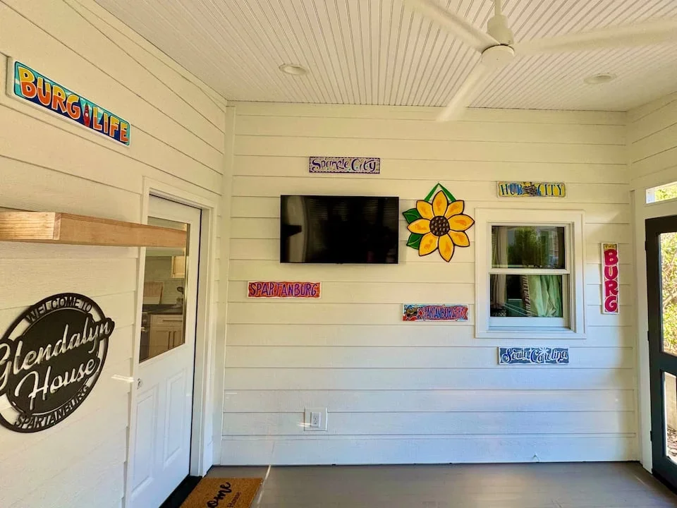 Rear porch
