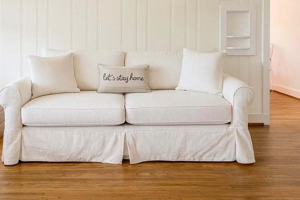 Room with queen sleeper sofa