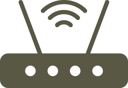 Router with wireless signal