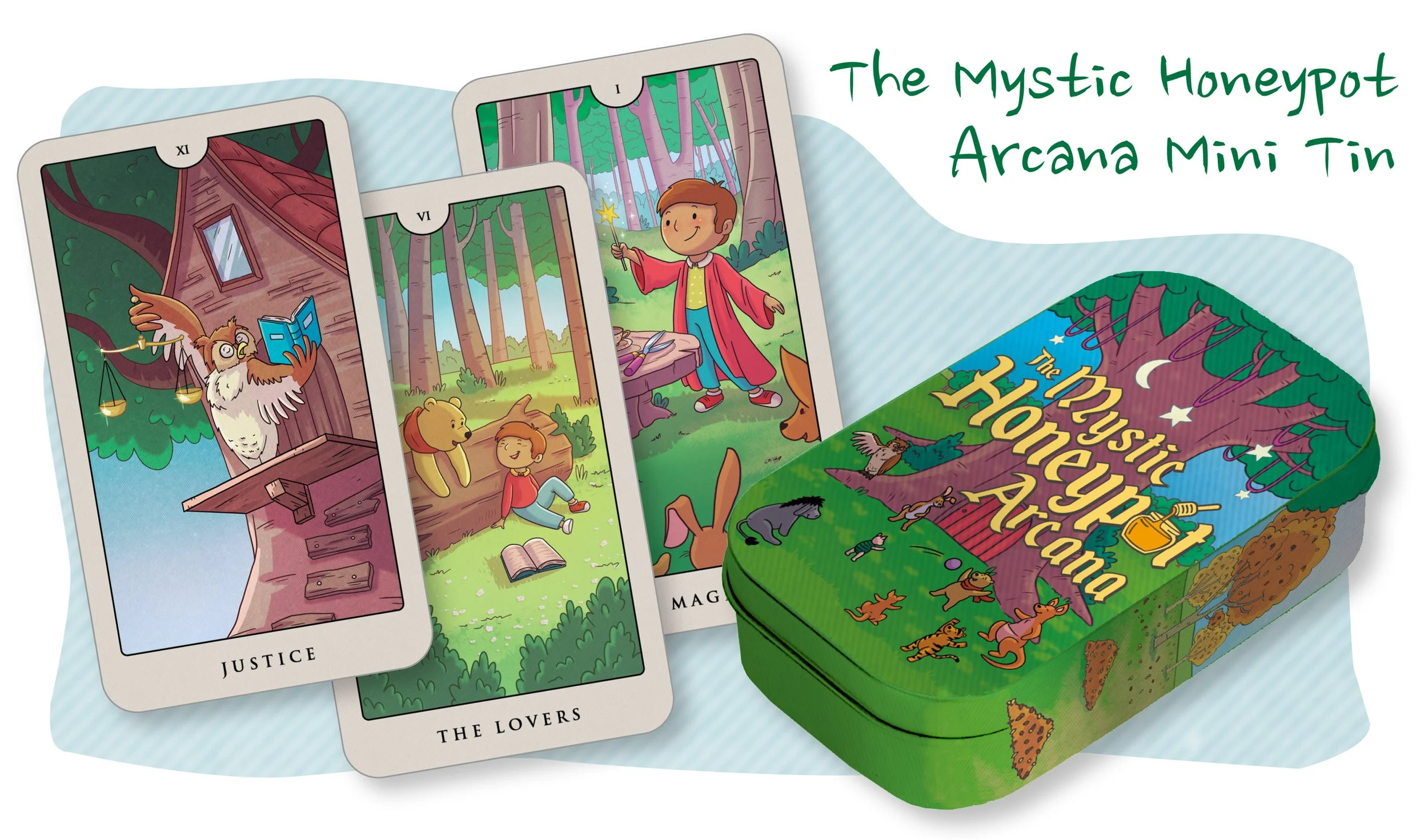 Mystic Honeypot Arcana Tarot — Travel Edition (Tin)