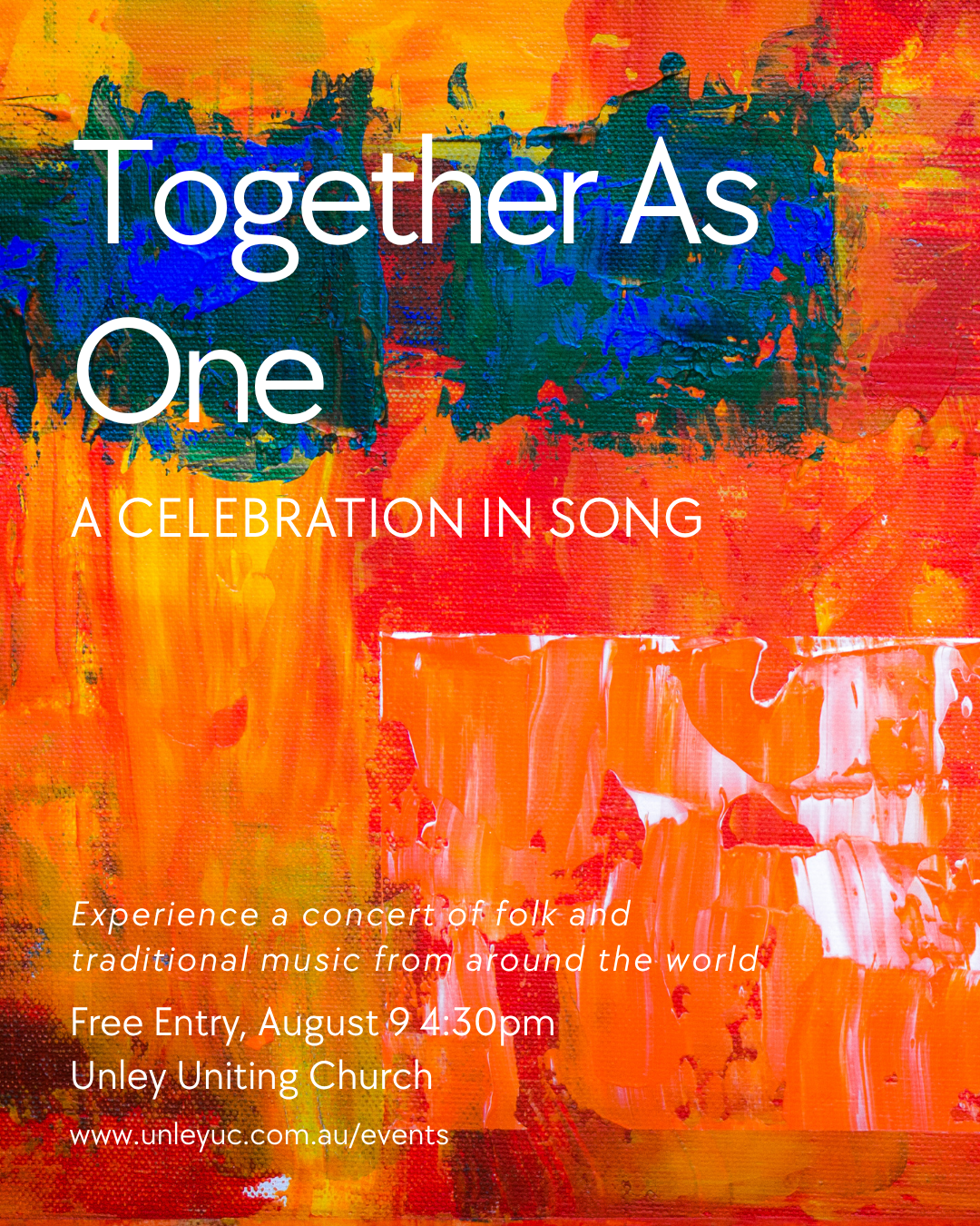 Together As One: A Celebration in Song