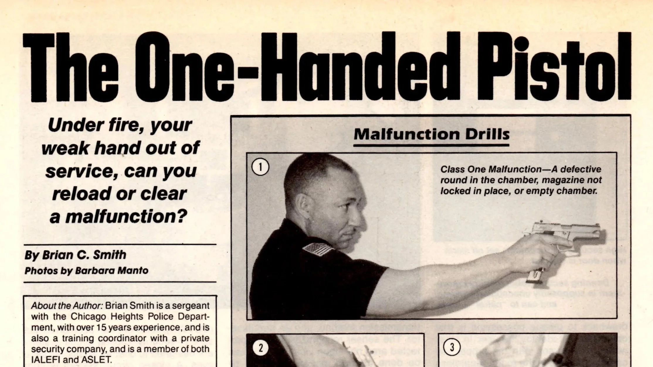 The one-handed pistol