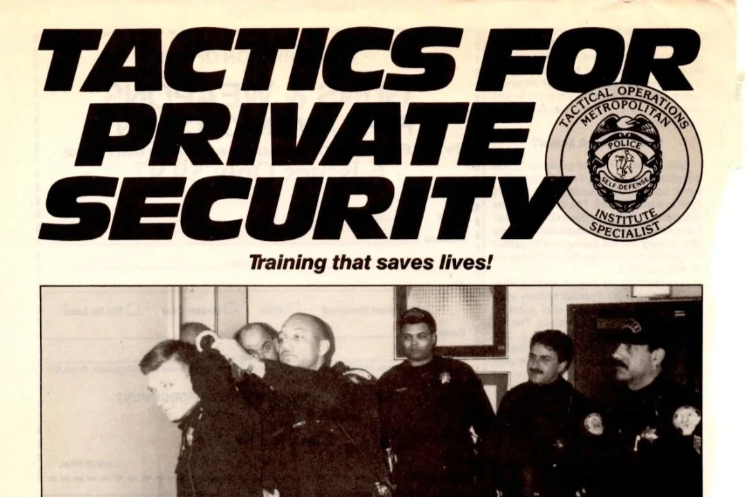 TACTICS FOR PRIVATE SECURITY