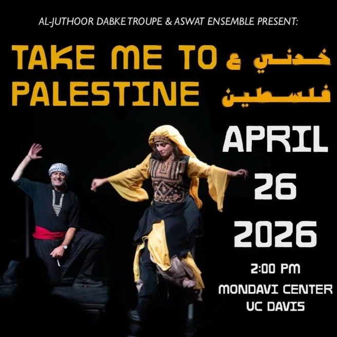 Tabling at "Take Me to Palestine" Performance at the Mondavi