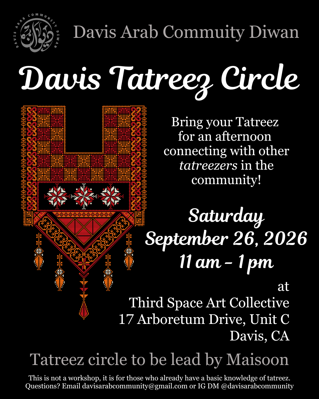 Davis Tatreez Circle