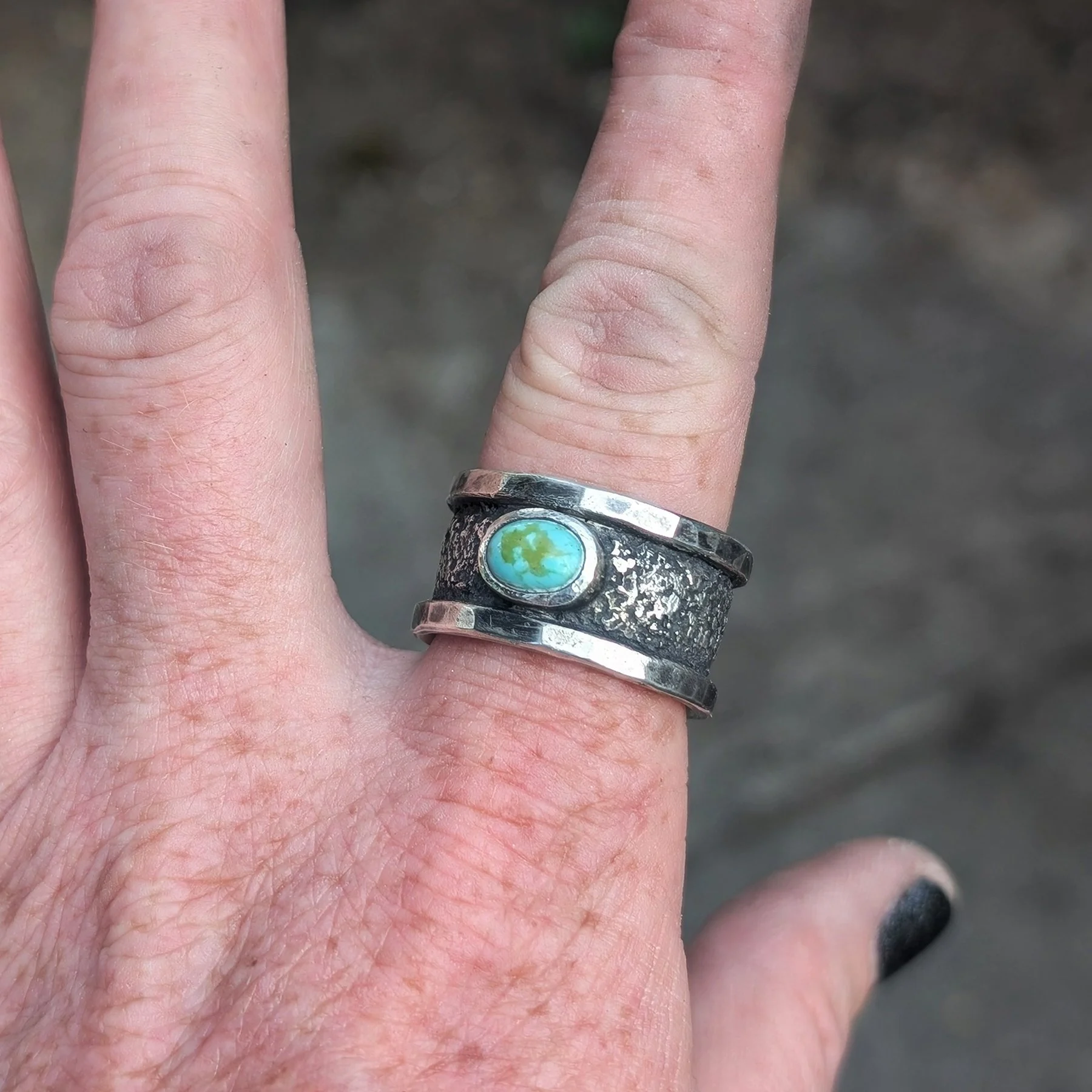 Chunky Textured Turquoise Ring.jpg