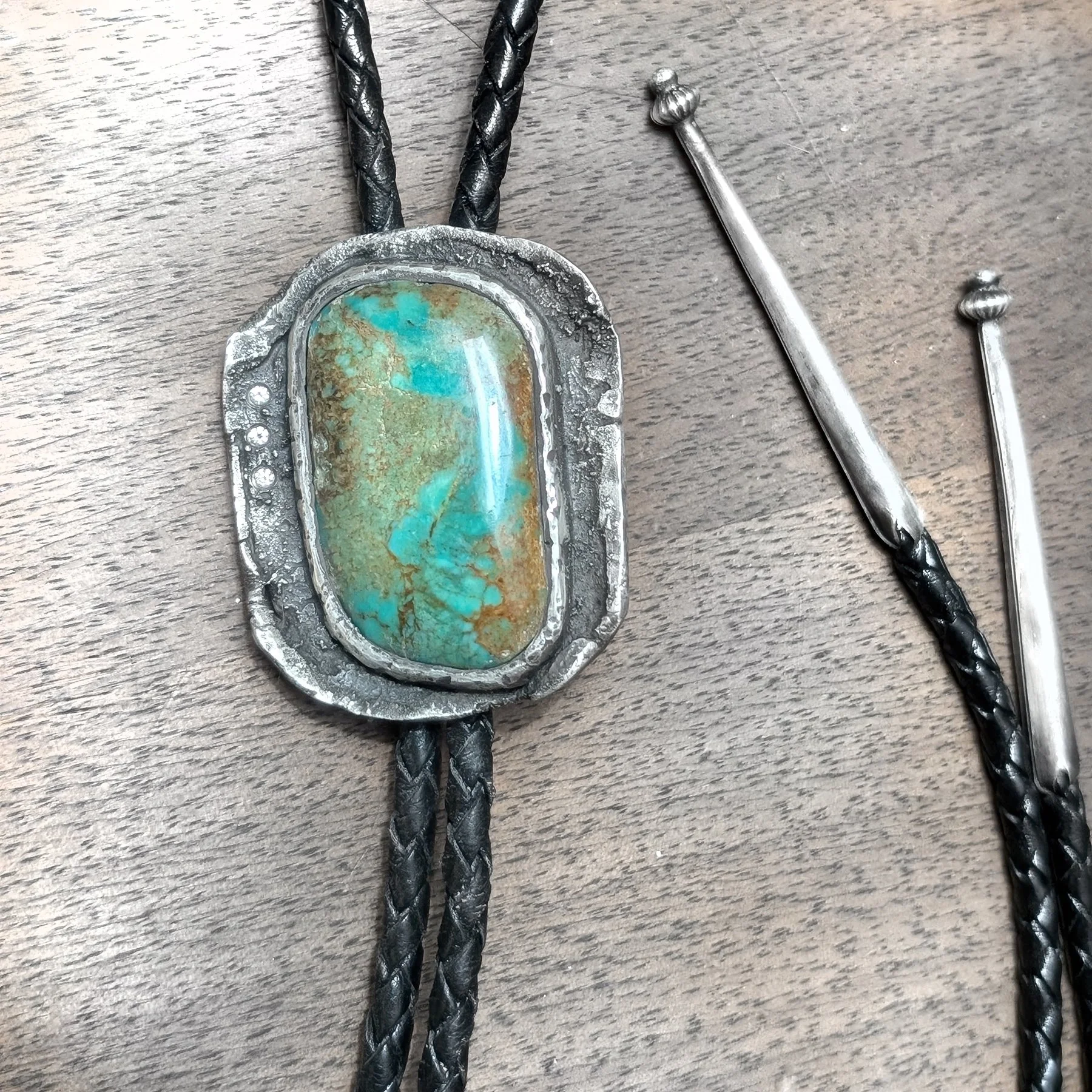 Turquoise and Diamond Bolo.jpg