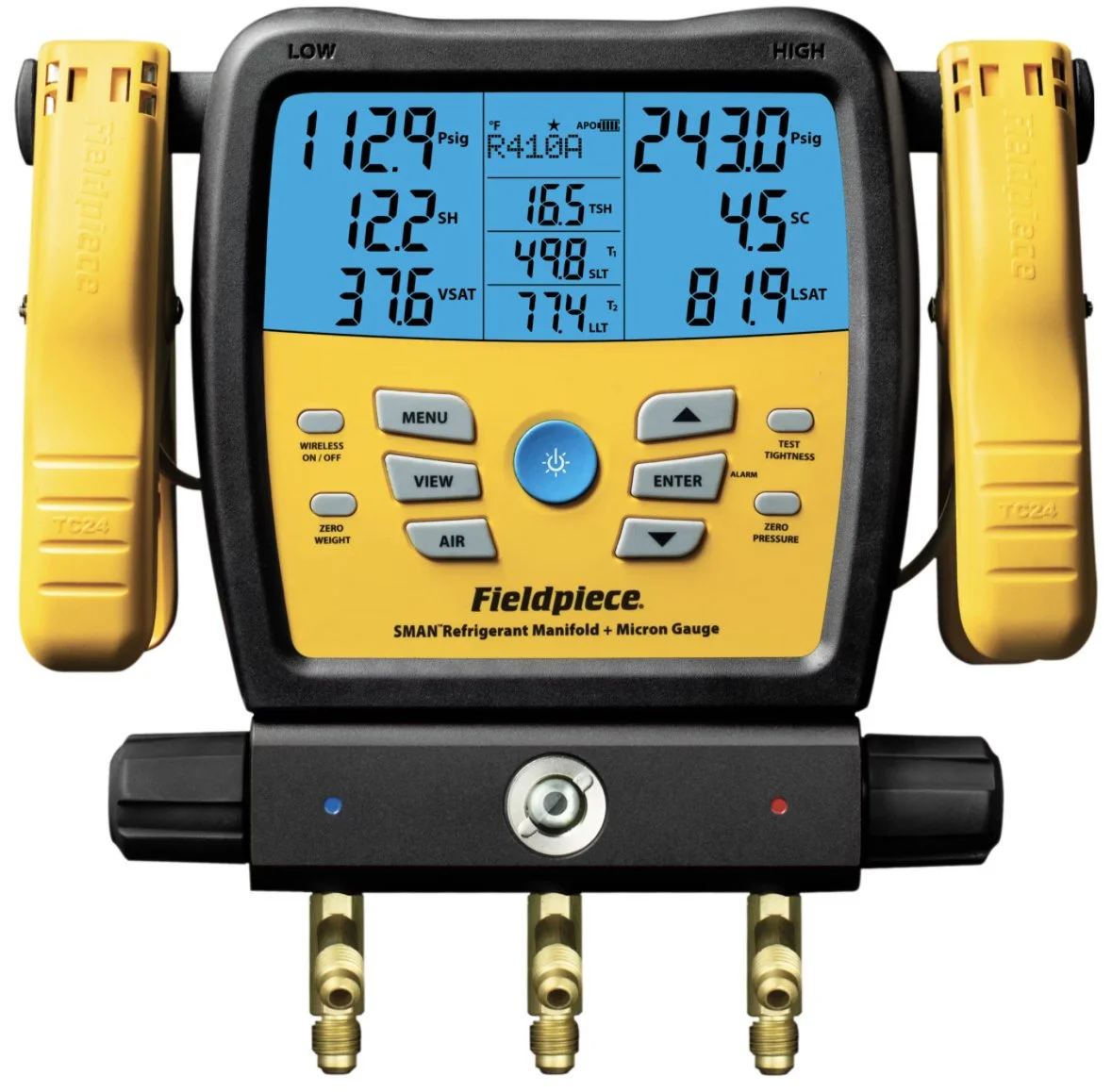 Fieldpiece SM380V SMAN manifolds, Black