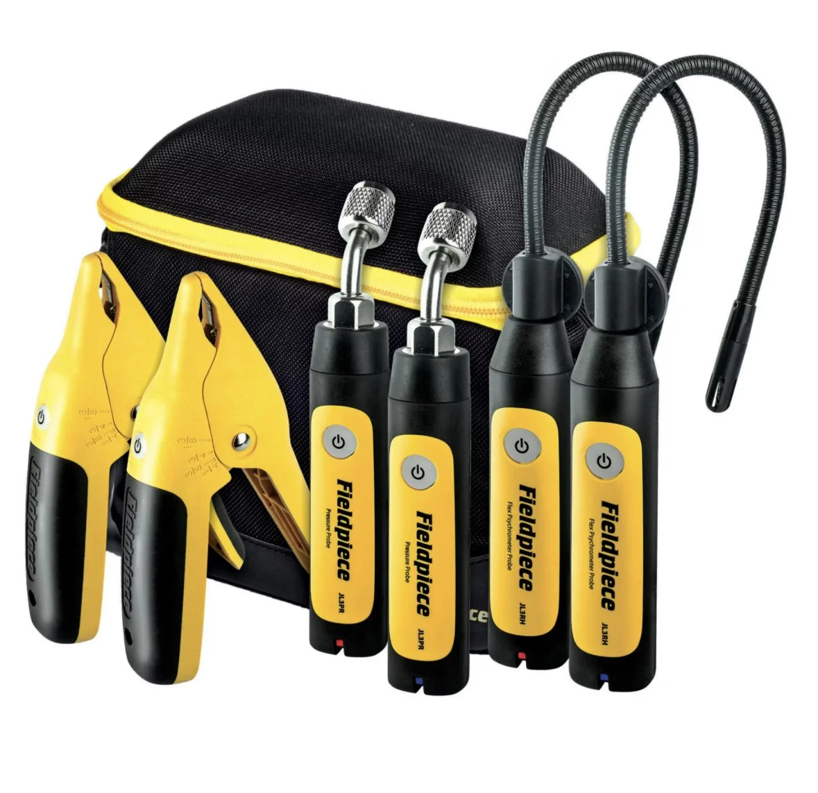 Fieldpiece JL3KH6 HVACR Charge and Air Kit, Yellow
