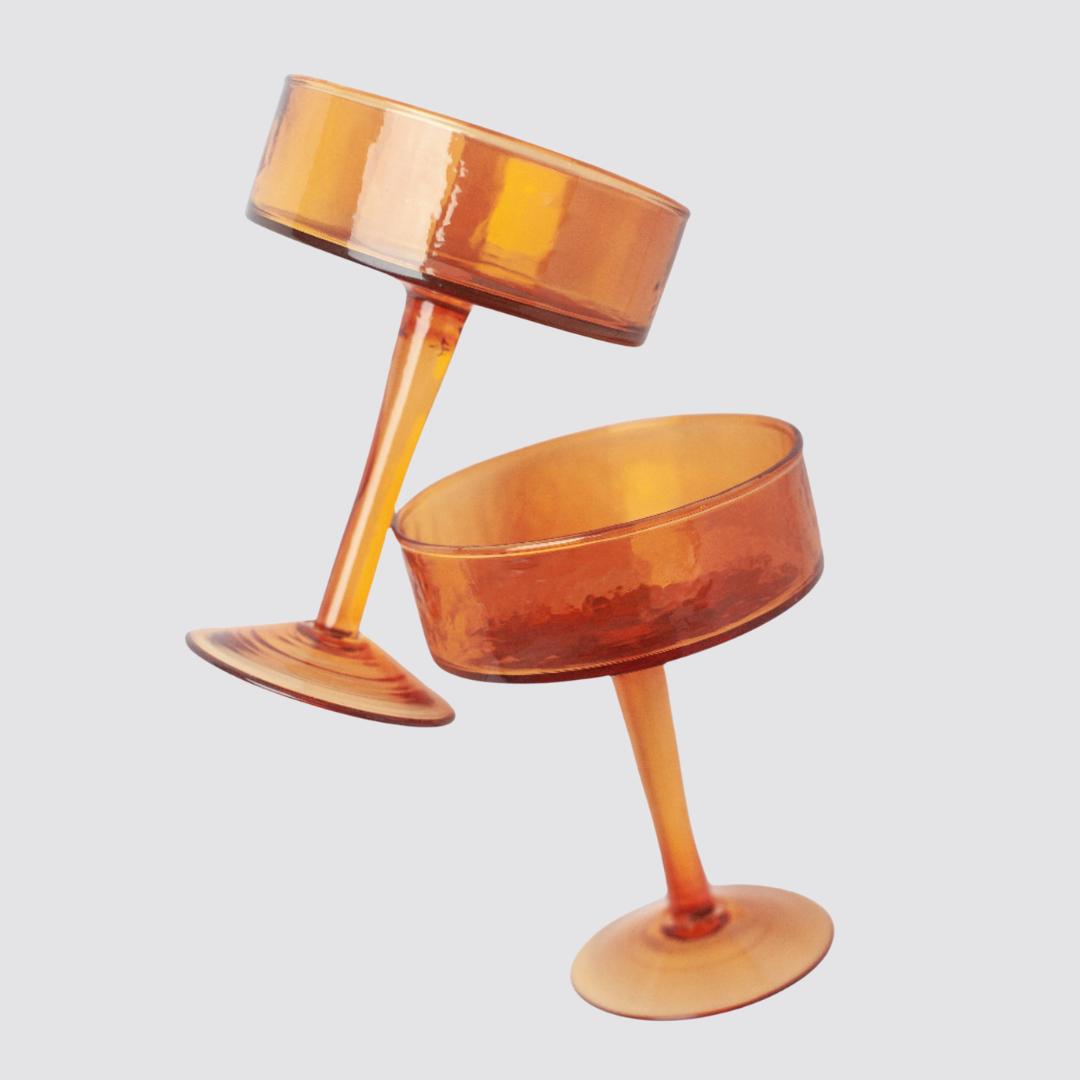 Handblown Coupe Cocktail Glass