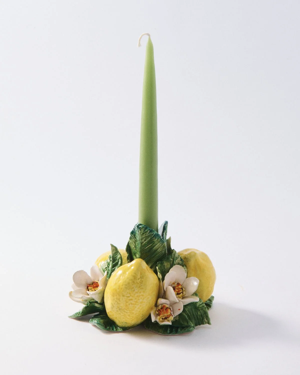 Ceramic Lemon Candle Holder