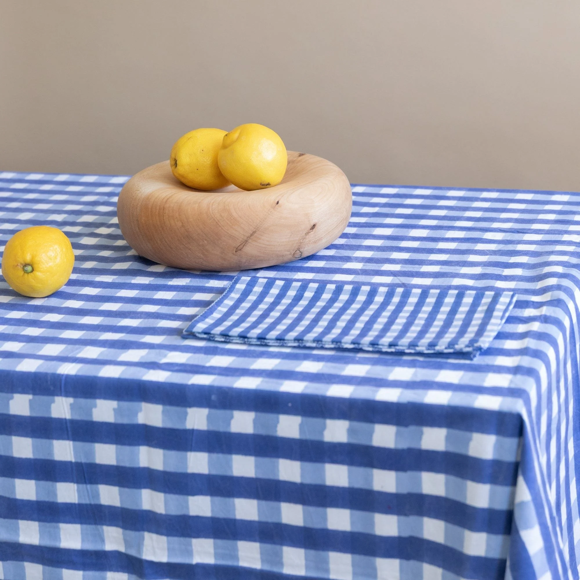 Block Printed Cotton Tablecloth