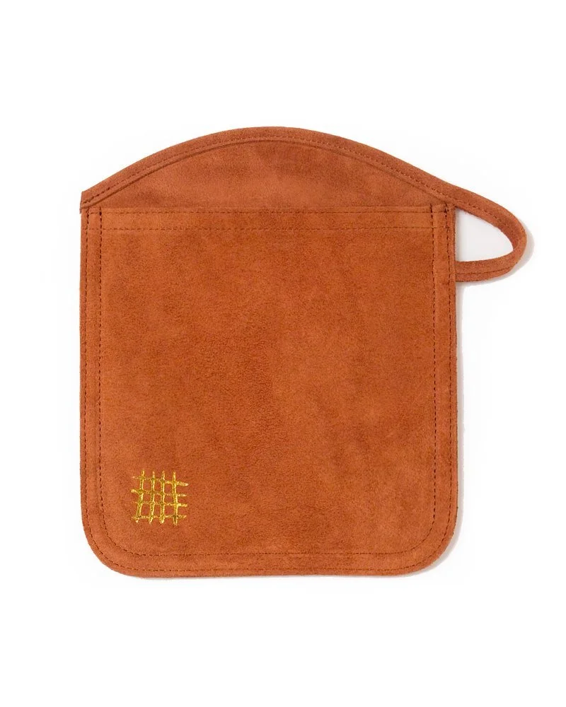 Suede Oven Mitt Burnt Orange