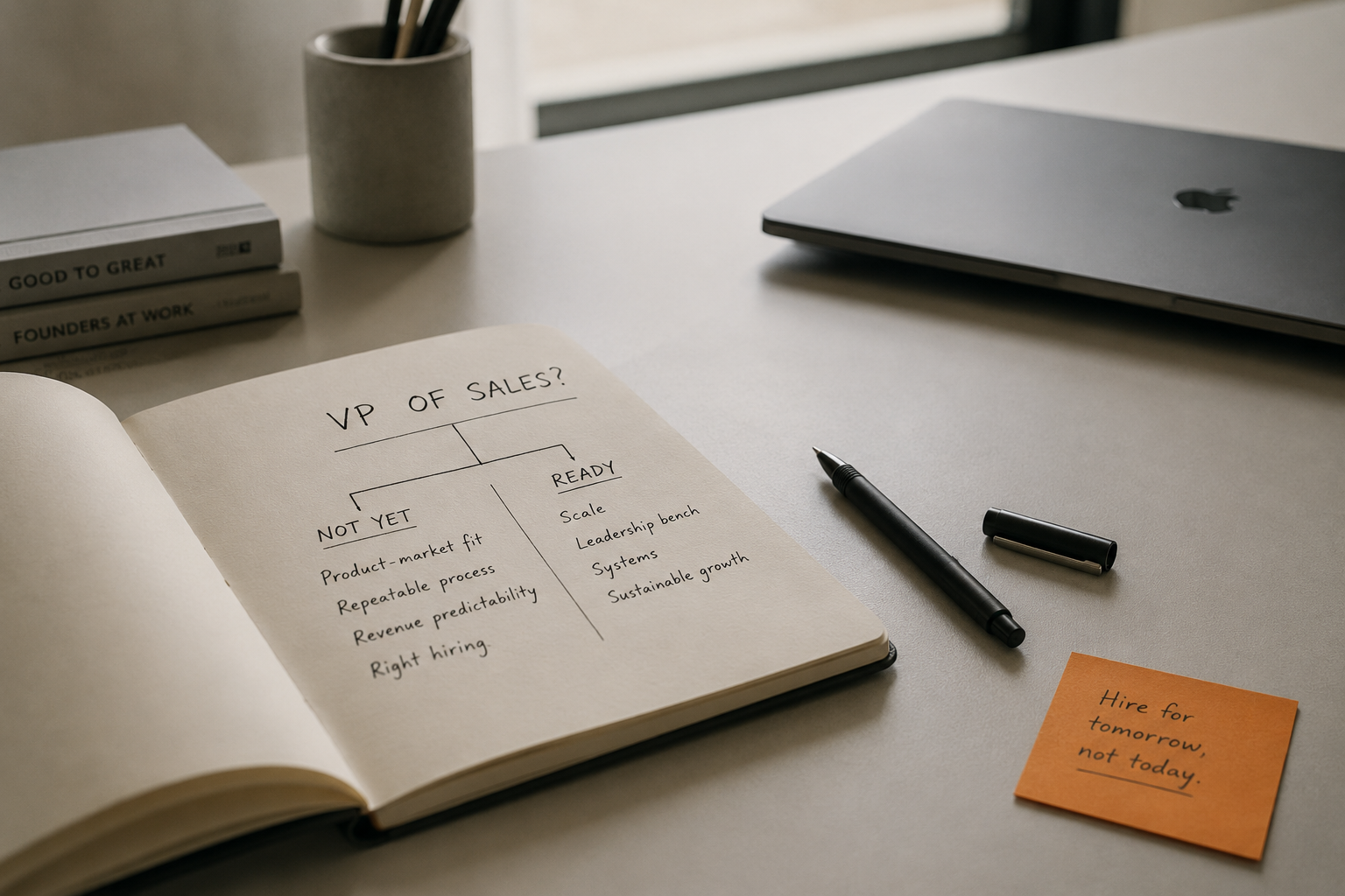 You're Not Ready for a VP of Sales. Here's How to Know When You Are.