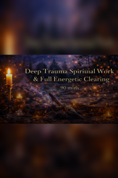 Deep Trauma-Spiritual Work & Full Energetic Clearing.