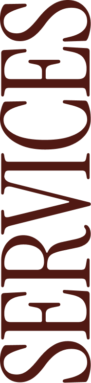 Vertical text displaying the word 'SERIOUS' in large, bold, brown letters.