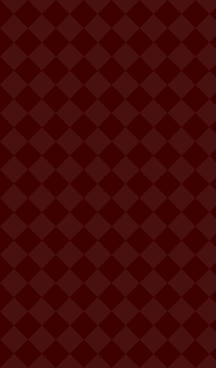 A dark red and maroon checkered background pattern.