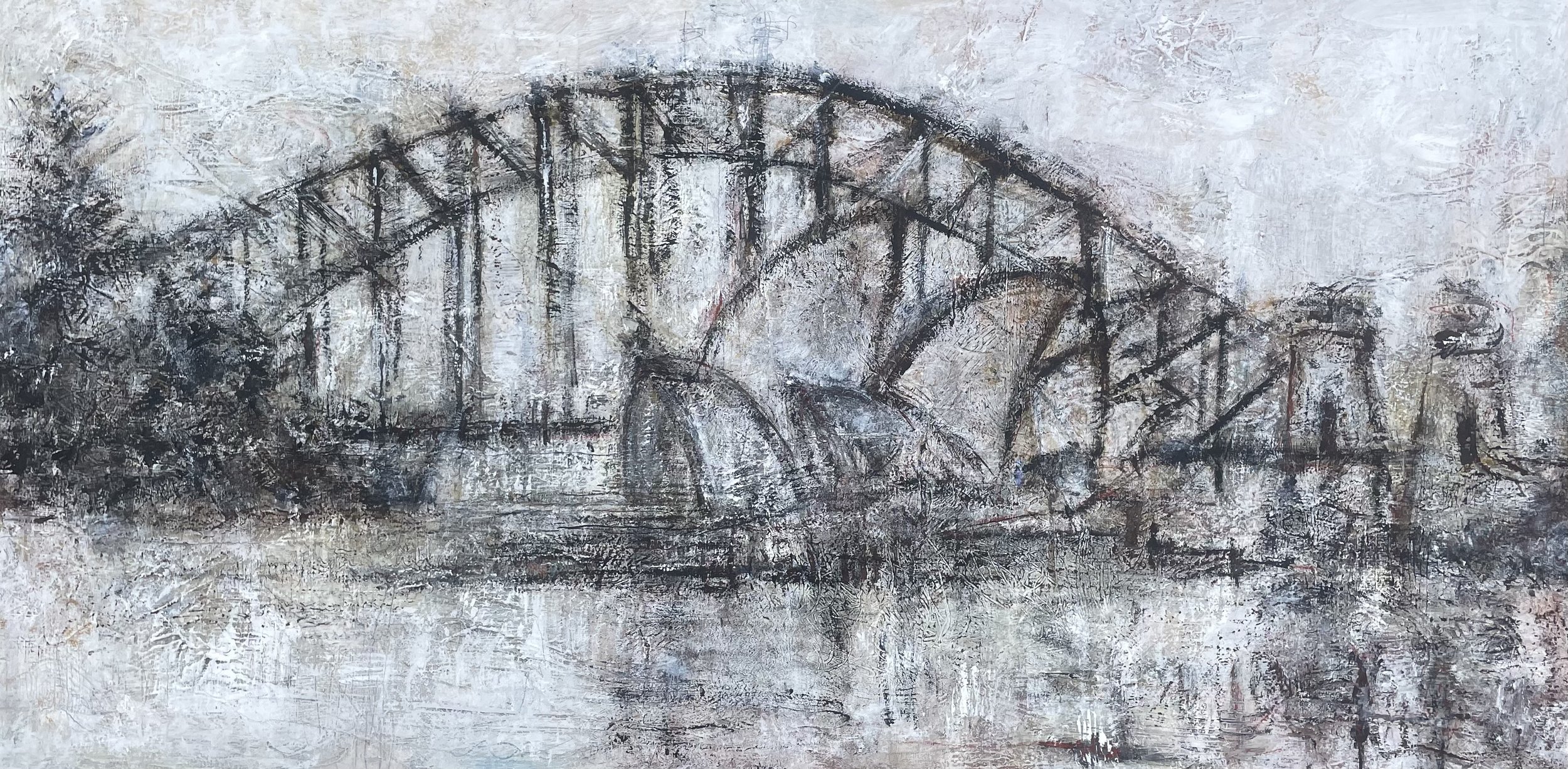 Vision to Remember
Charcoal on canvas
20" x 40"