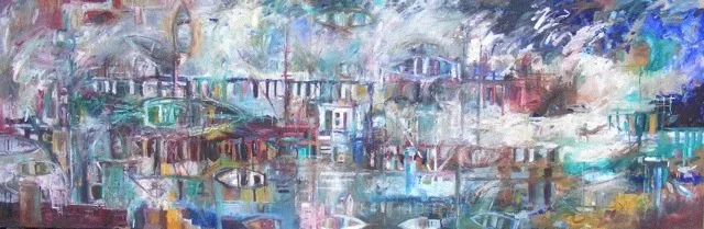 Into the Realm
Oil on canvas
18" x 36"