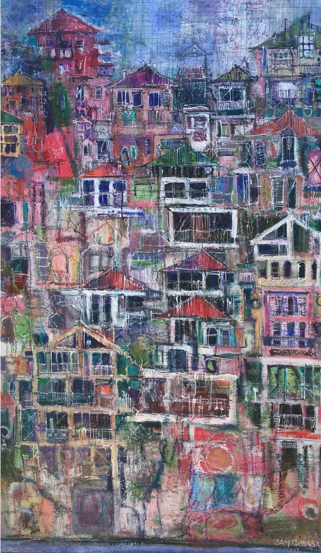 North Bondi 
Mixed media on canvas 
36" x 60"