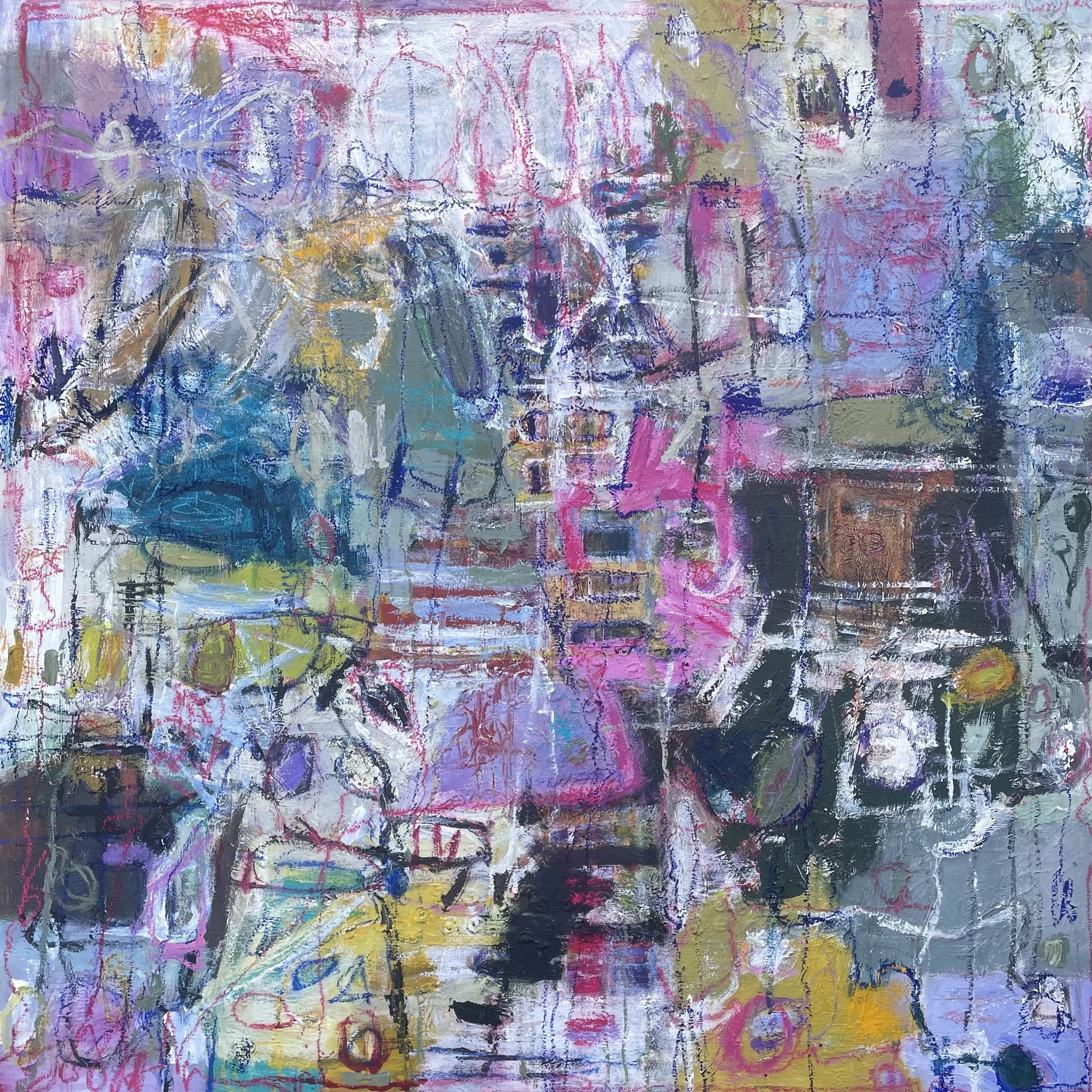 Land of a Thousand Suns
Mixed media on canvas 
36" x 36" - $1,500